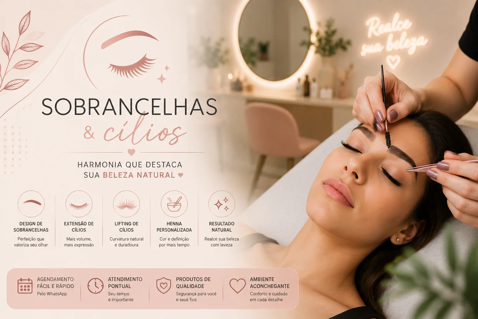 Fluxo de agendamento em salão de beleza