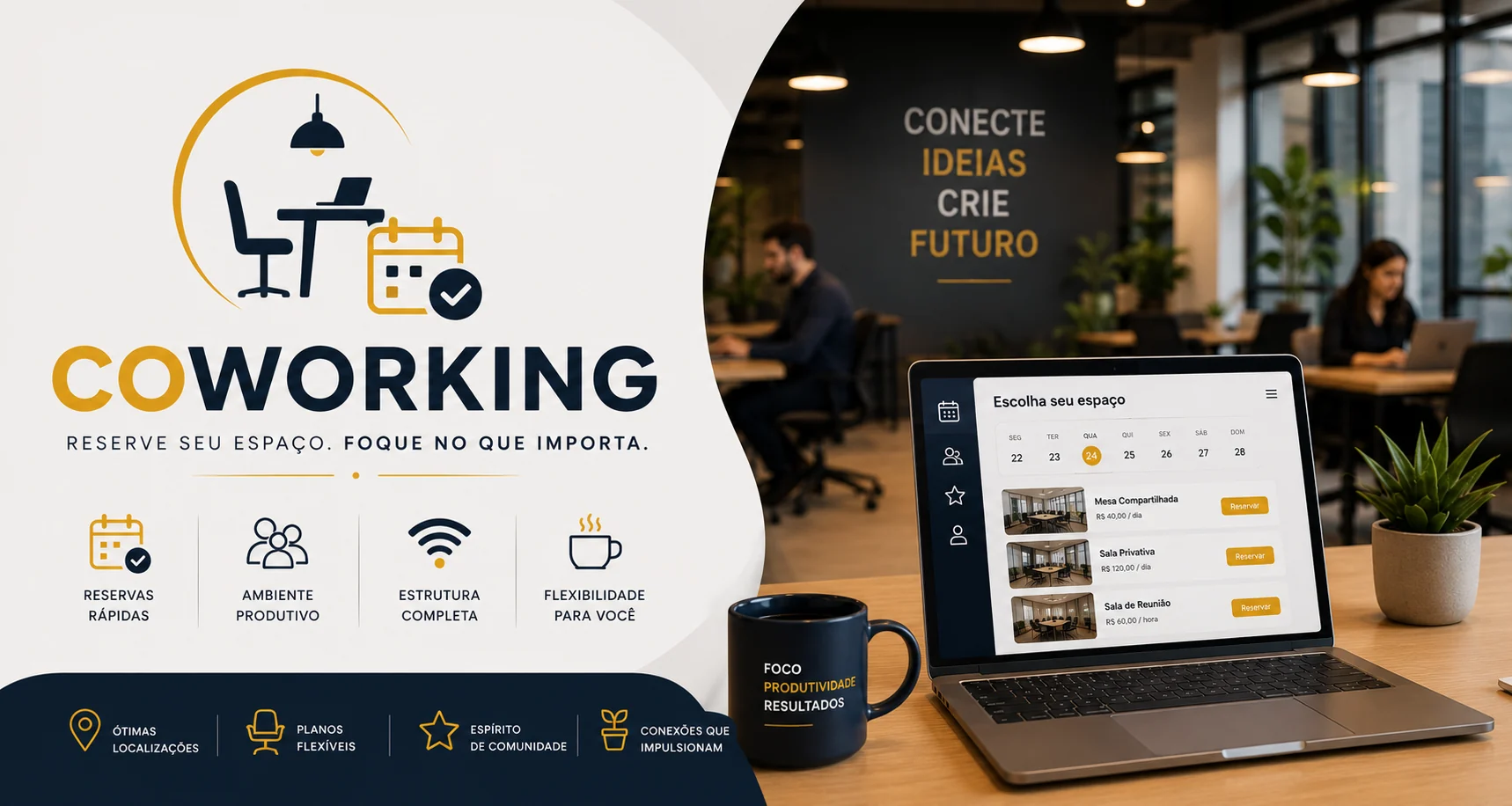 Sistema de agendamento para coworking