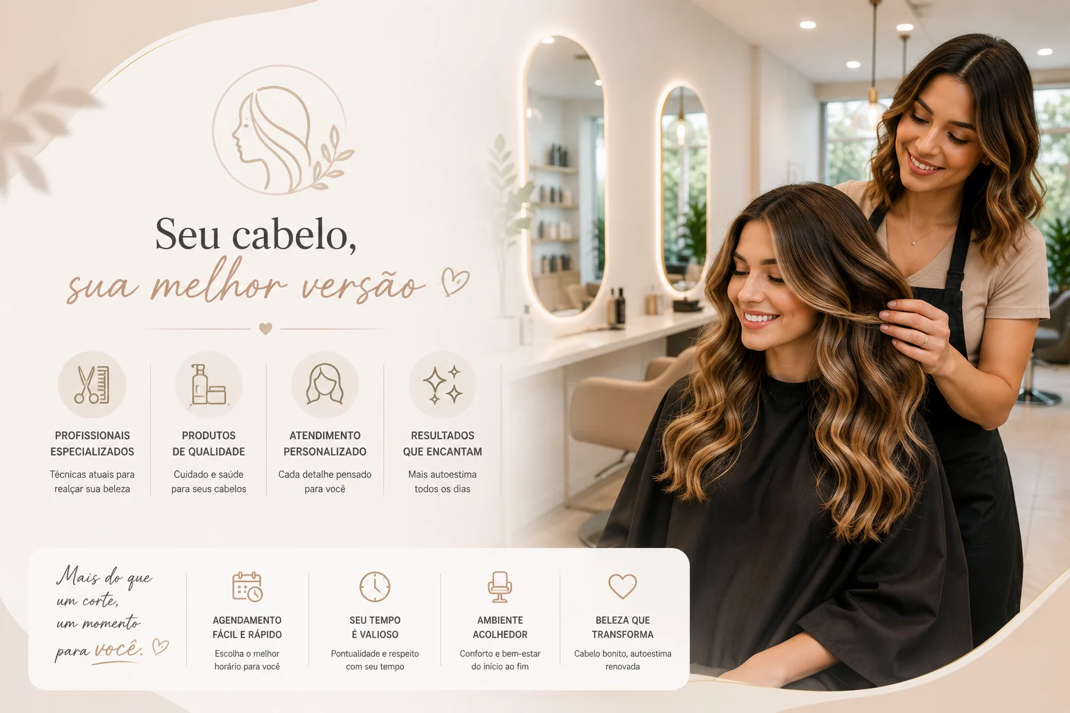 Sistema de agendamento para cabeleireiros