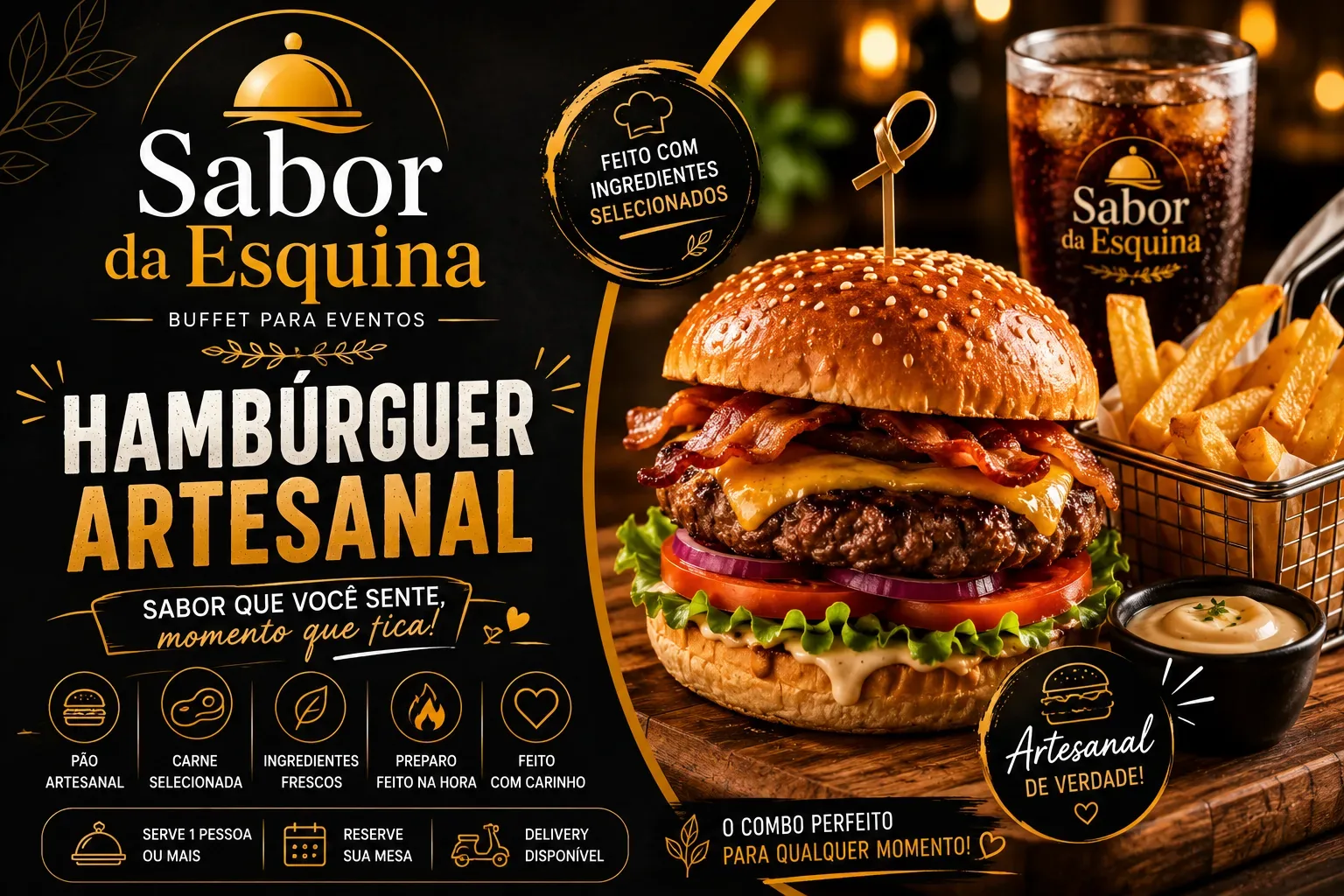 Hambúrguer Artesanal