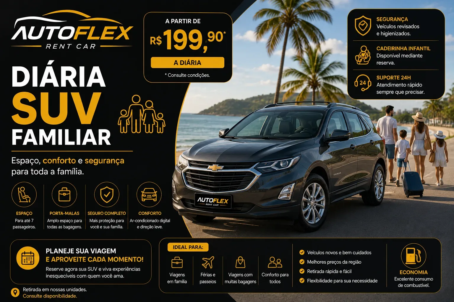 Diária SUV Familiar