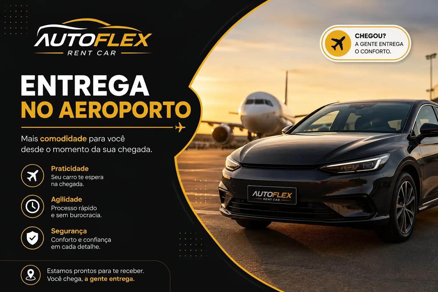 Entrega no Aeroporto