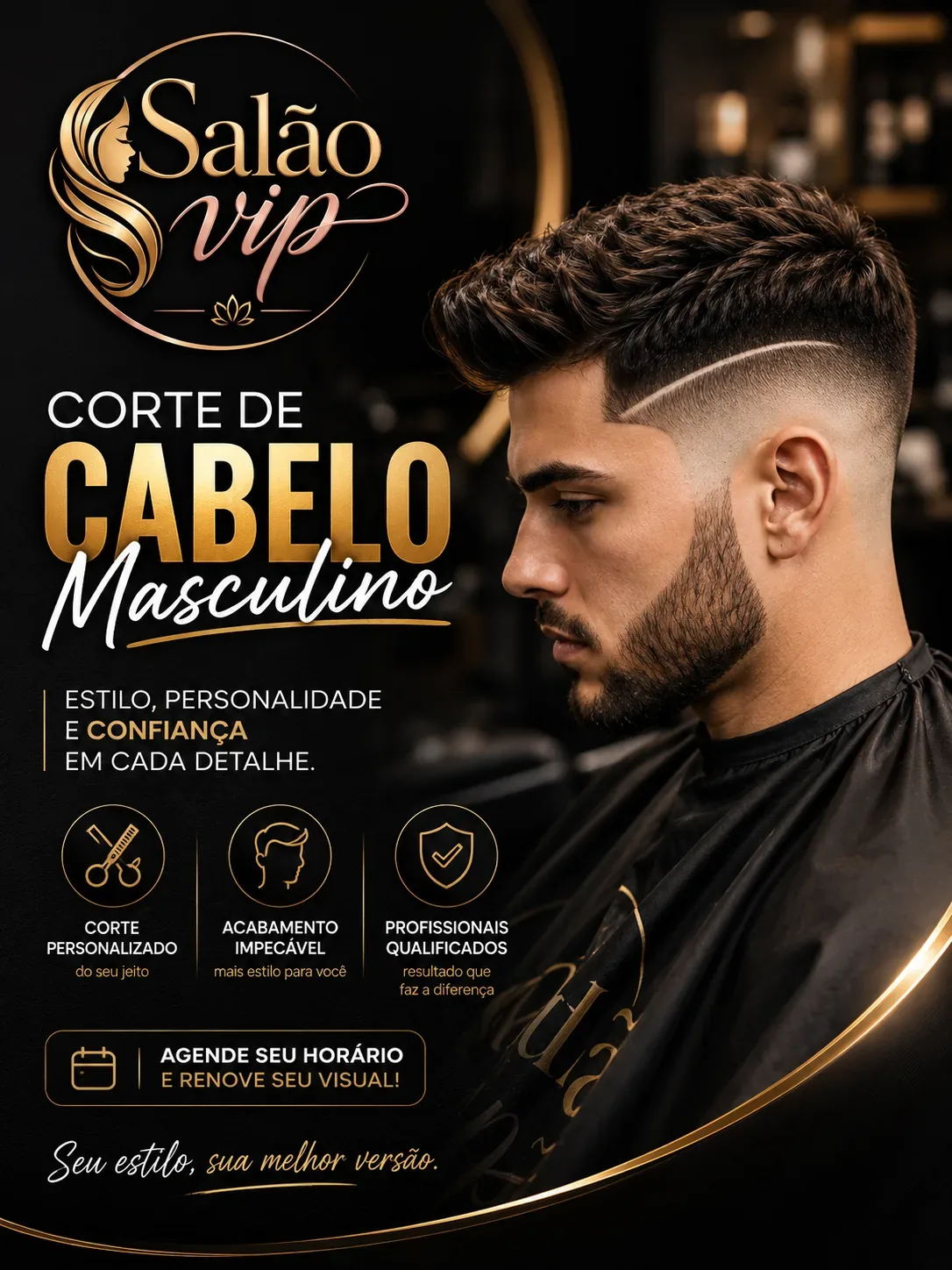 Corte de cabelo Masculino