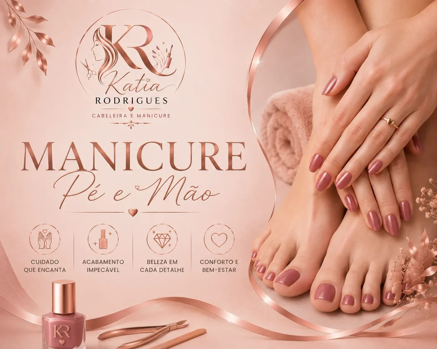 Manicure pé e  mão